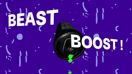 monster drink liquid concept